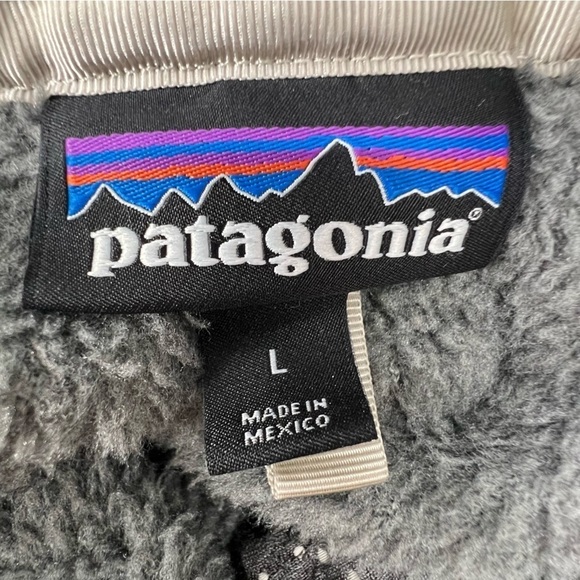Patagonia Gray Re-Tool Snap-T® Fleece Pullover Size Large Women’s - Picture 2 of 5